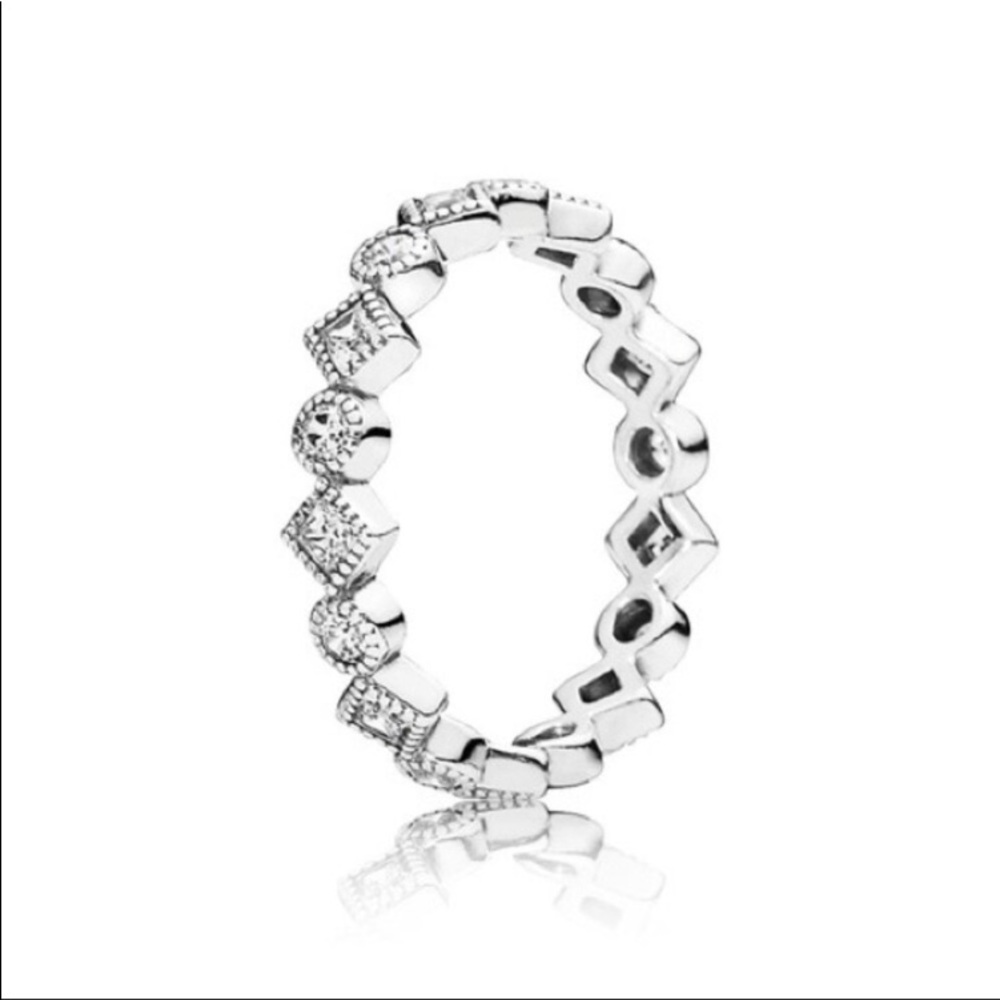 set of 2 pandora rings
